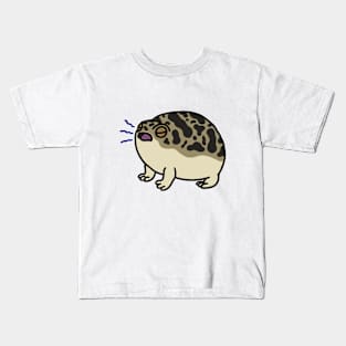 Angy Desert Frog Kids T-Shirt